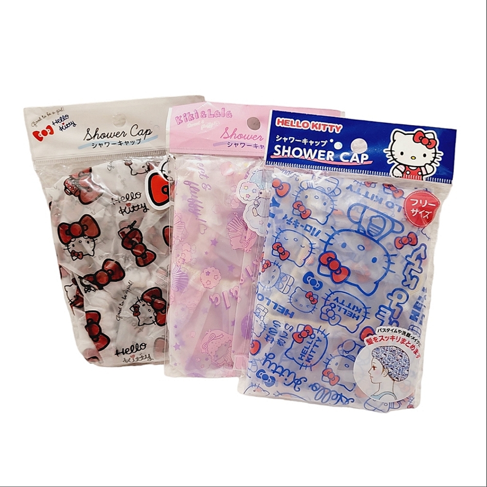 Sanrio 3 pcs. Shower caps